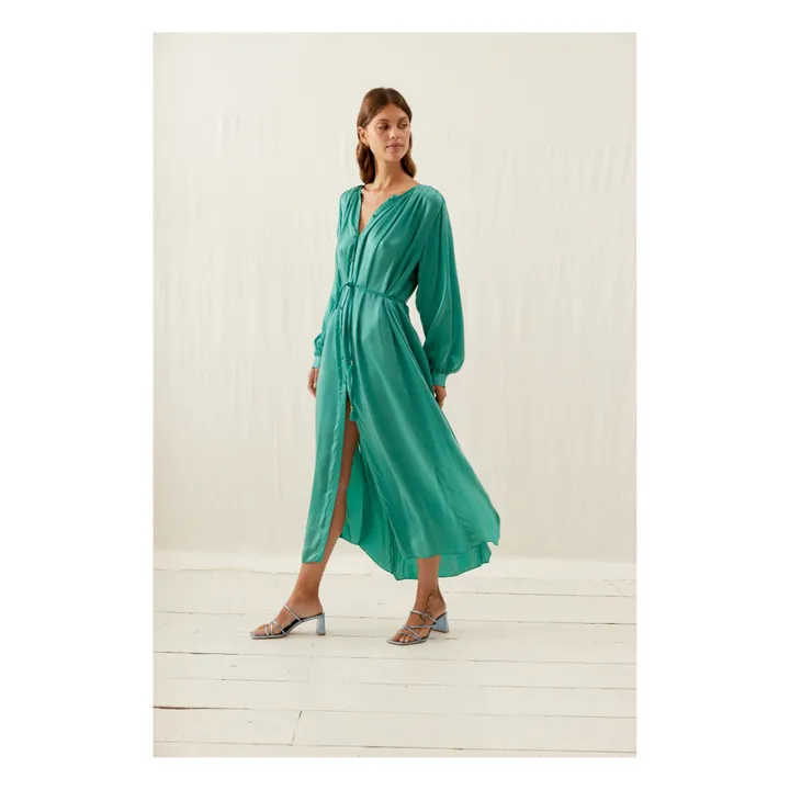 Robe Djina - Collection Femme | Bleu Vert- Image produit n°1