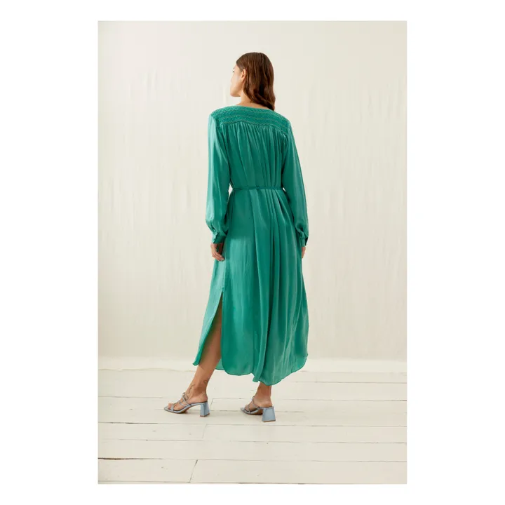 Robe Djina - Collection Femme | Bleu Vert- Image produit n°2