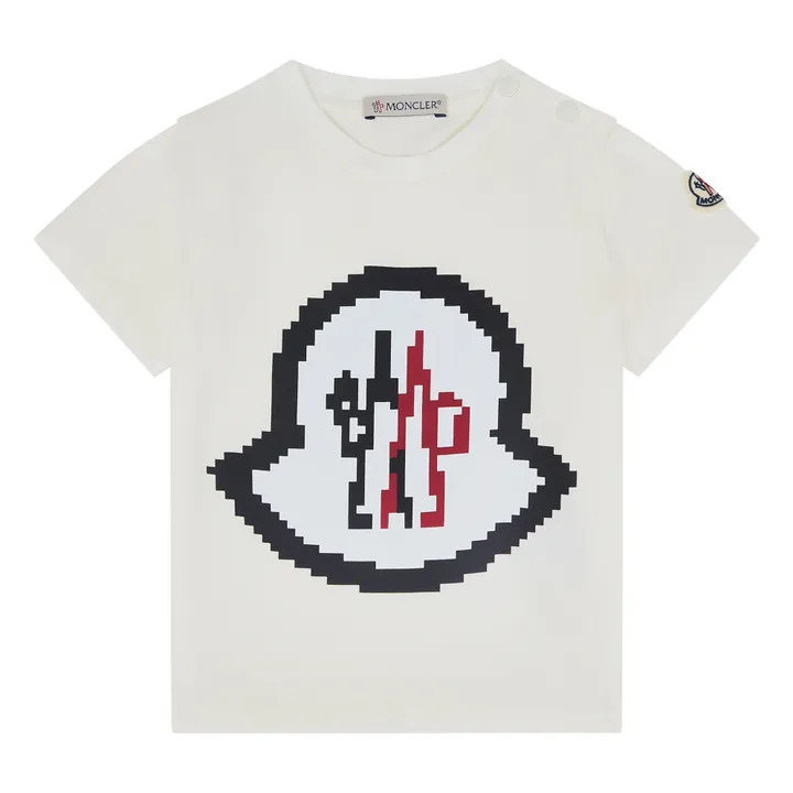 Camiseta con logotipo monograma | Blanco- Imagen del producto n°0