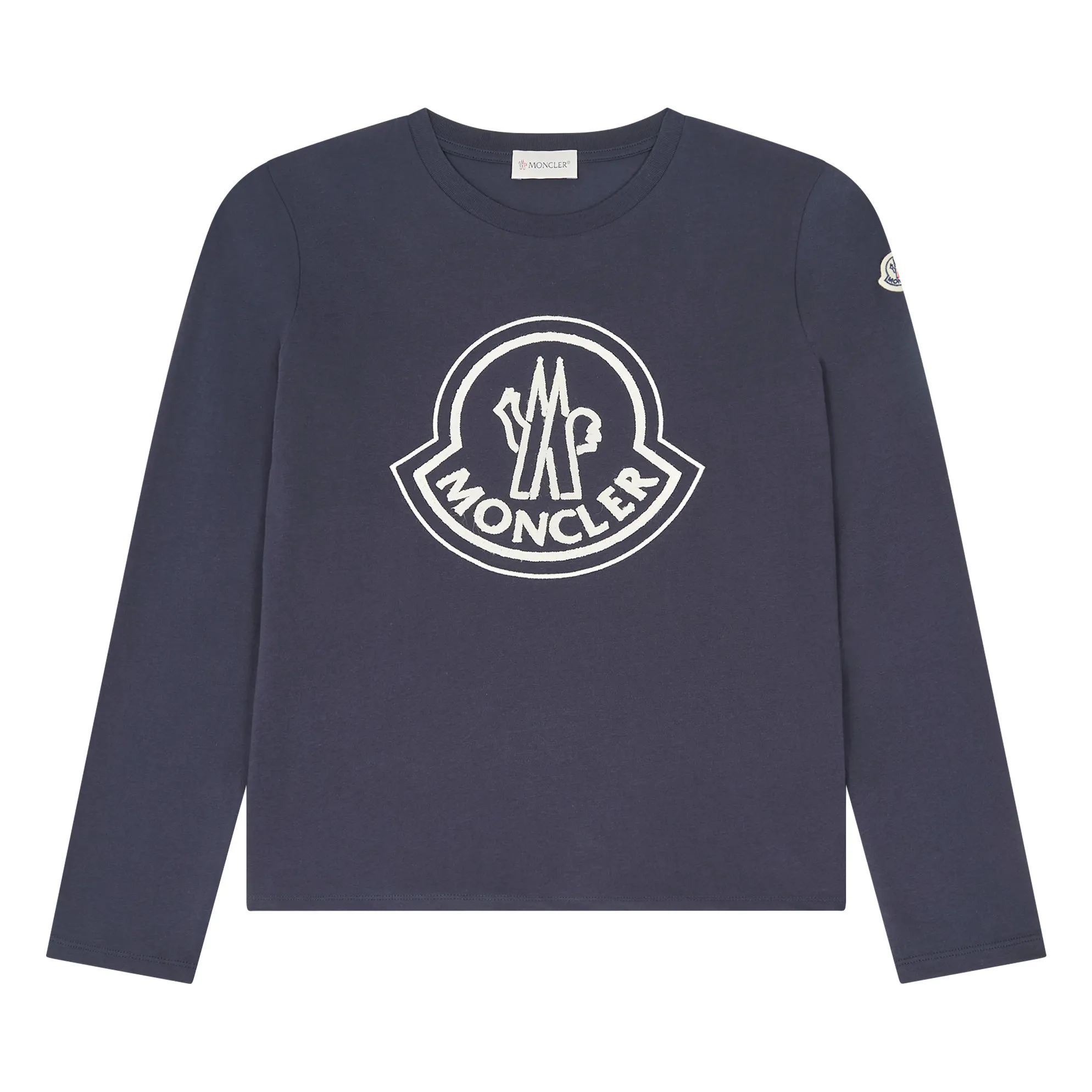 MONCLER ロゴ Tシャツ 青　130cm MONCLER モンクレール Tシャツ レディース 8C00009 829HP 半袖