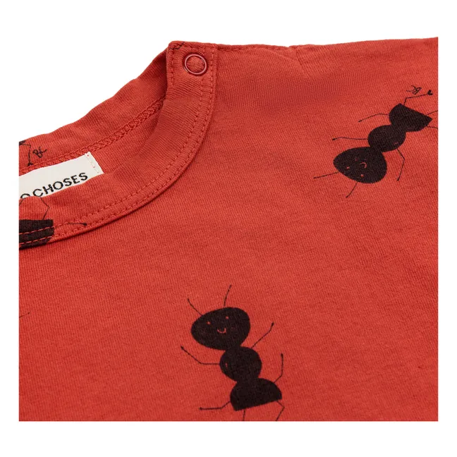 T-Shirt Bio-Baumwolle Ameise | Terracotta