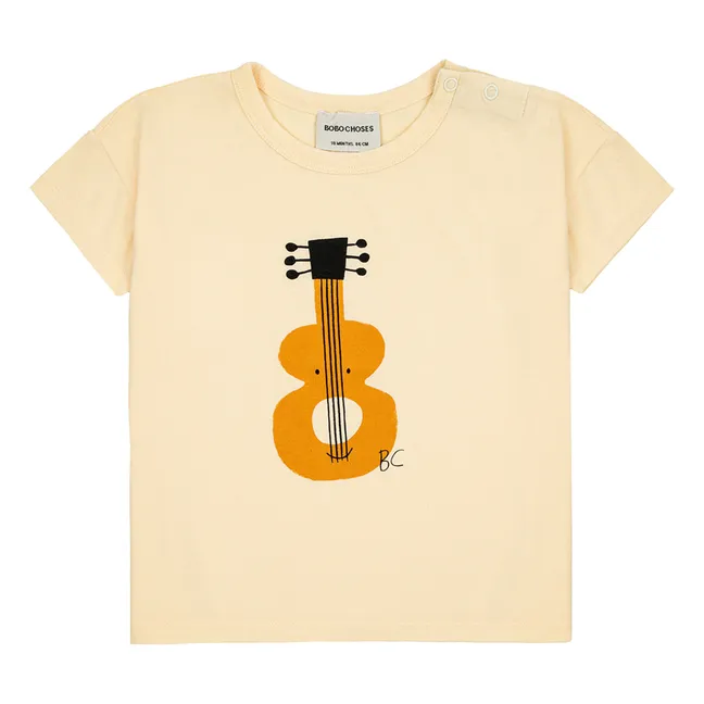 Camiseta Guitar | Amarillo