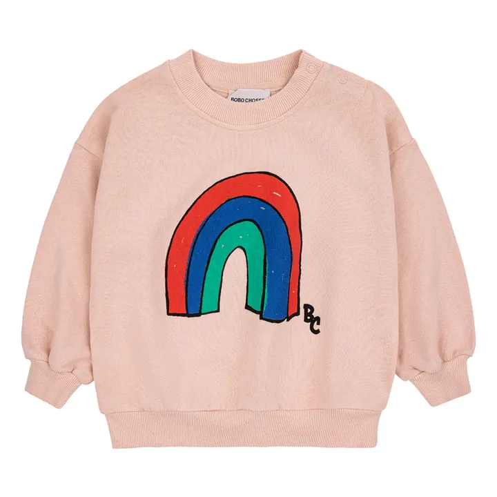 Sudadera arco iris | Rosa Pálido- Imagen del producto n°0