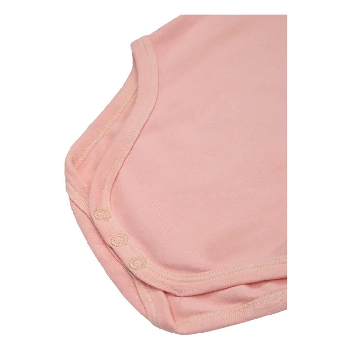 Body de algodón orgánico Fireworks | Rosa- Imagen del producto n°3