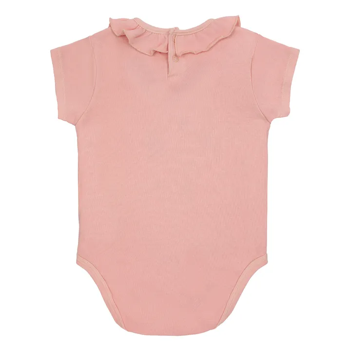 Body de algodón orgánico Fireworks | Rosa- Imagen del producto n°4