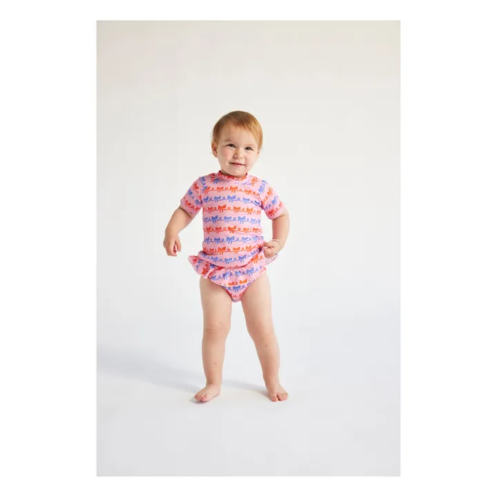 Camiseta Anti UV Material reciclado Cintas | Rosa- Imagen del producto n°1