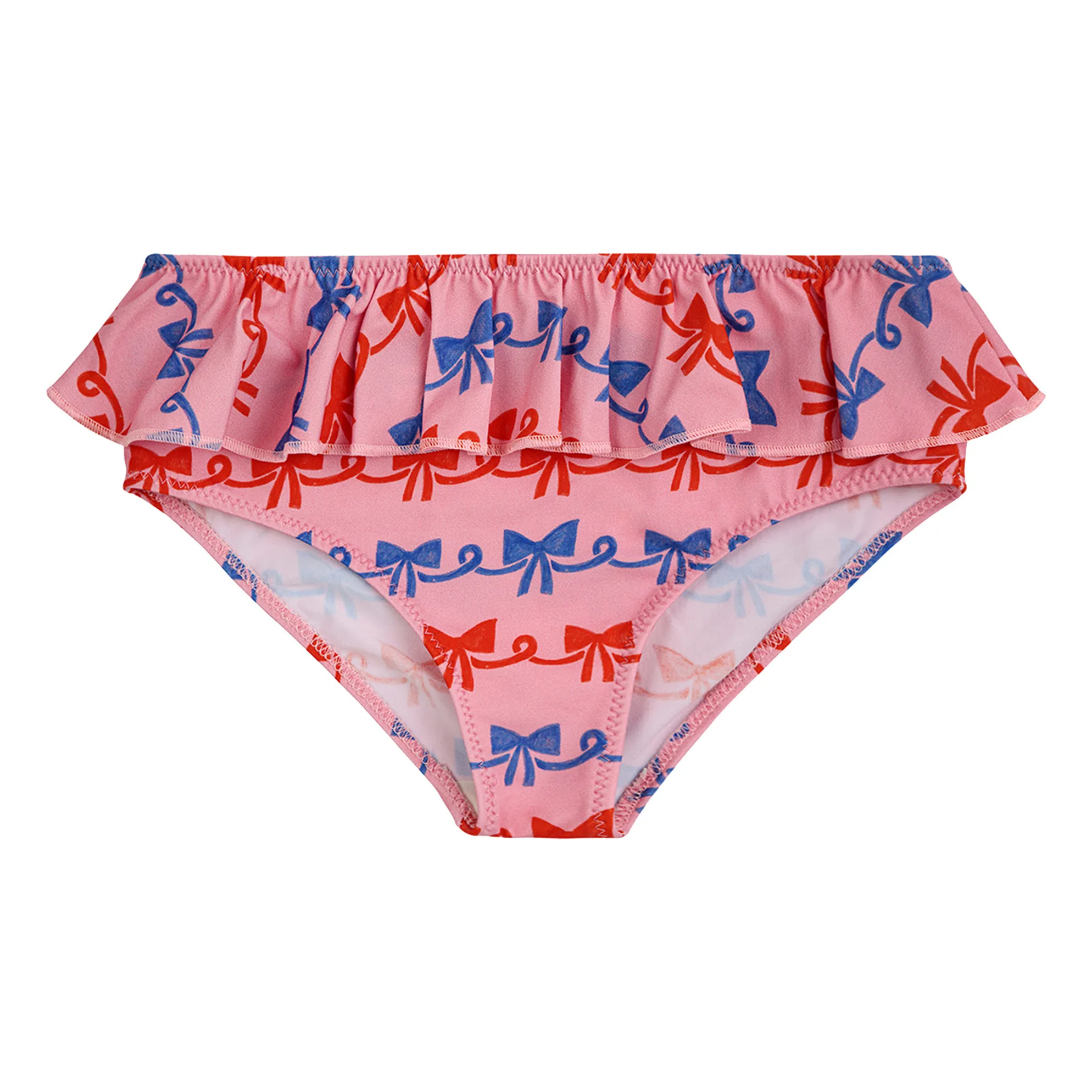 Bobo Choses Pink Bath Panties Recycled Material Ribbons