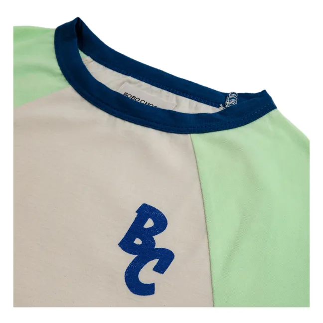 Color Block T-Shirt aus Bio-Baumwolle | Seidenfarben