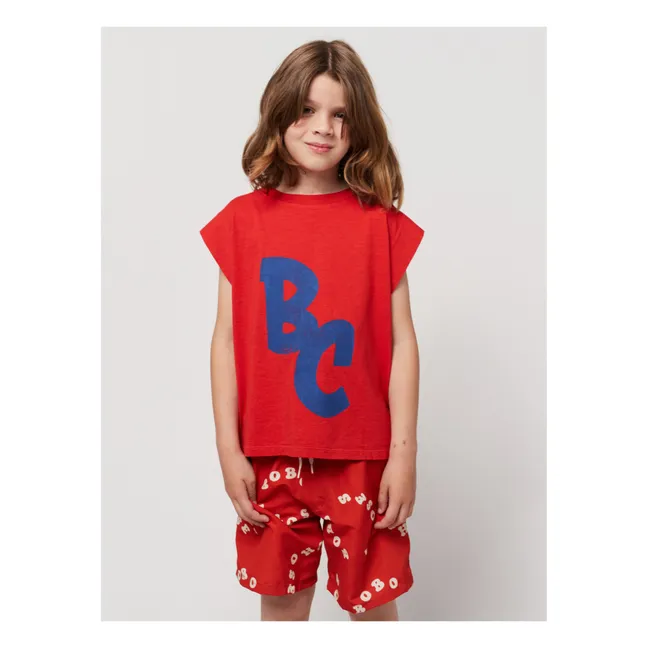 Camiseta de tirantes de material reciclado BC | Rojo