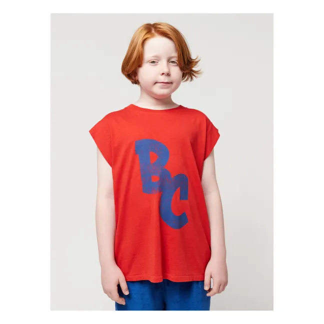 Camiseta de tirantes de material reciclado BC | Rojo
