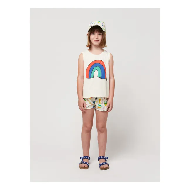 Camiseta de tirantes arco iris | Crudo