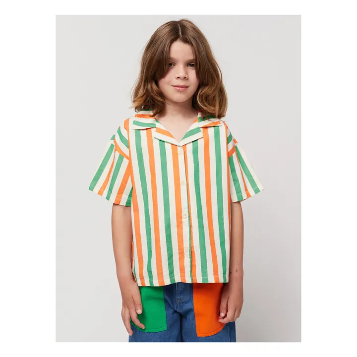 Camicia a righe | Ecru- Immagine del prodotto n°2