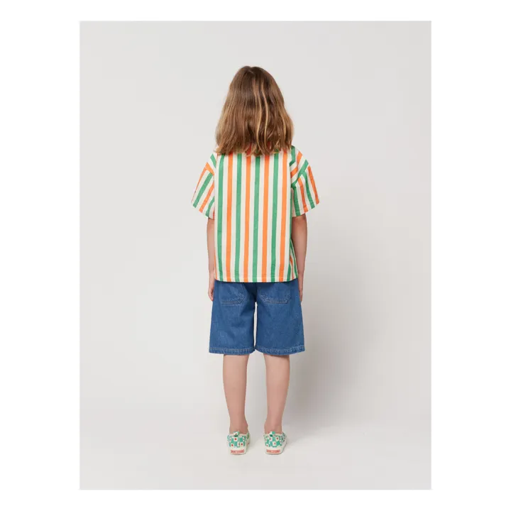 Camicia a righe | Ecru- Immagine del prodotto n°4
