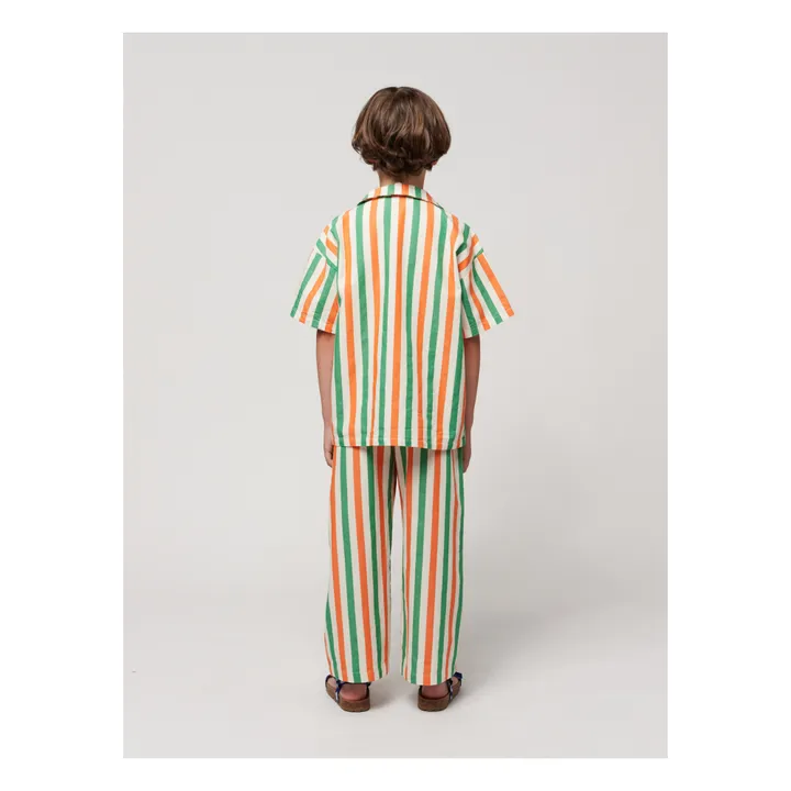 Camicia a righe | Ecru- Immagine del prodotto n°5