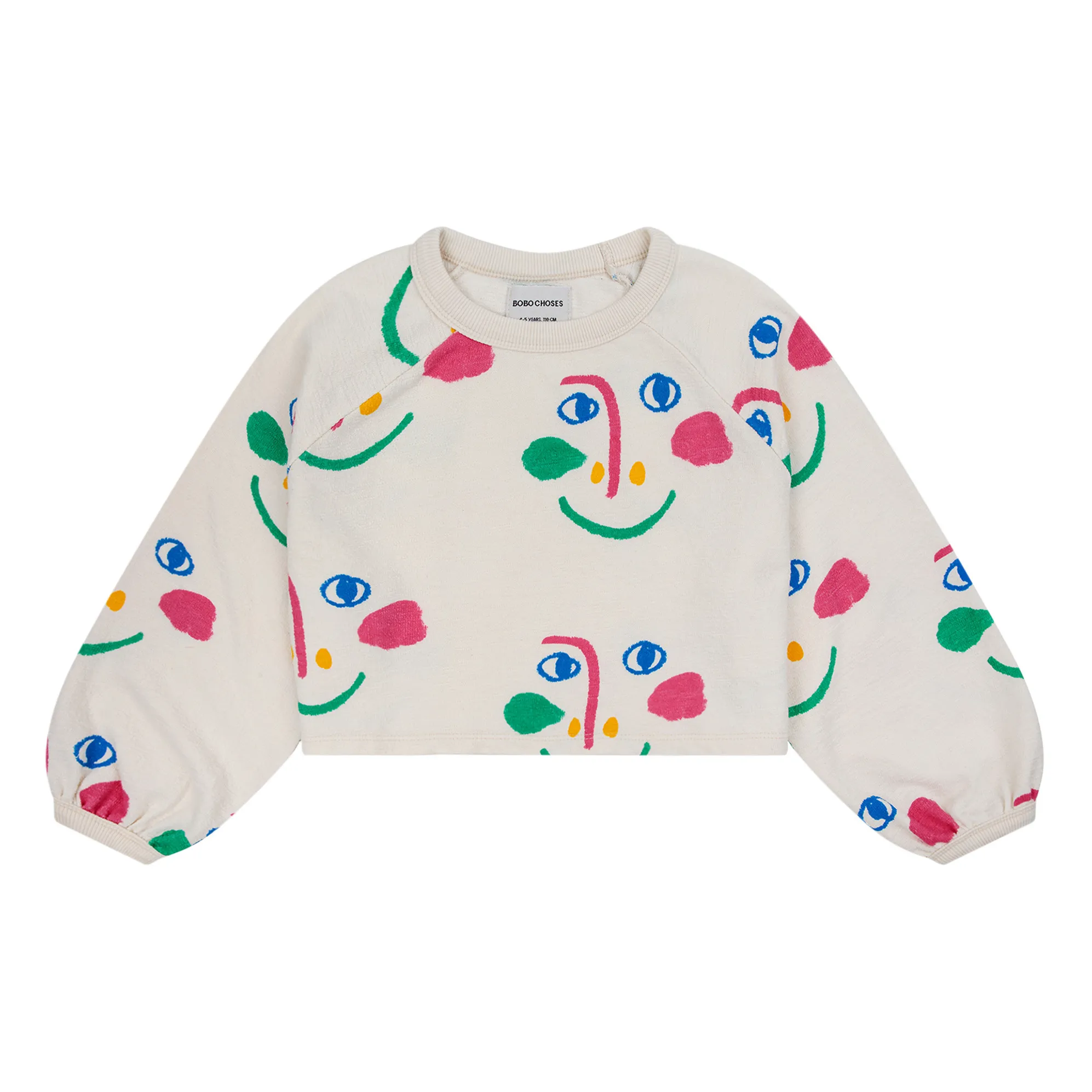 Bobo Choses Ecru Organic Cotton Sweatshirt