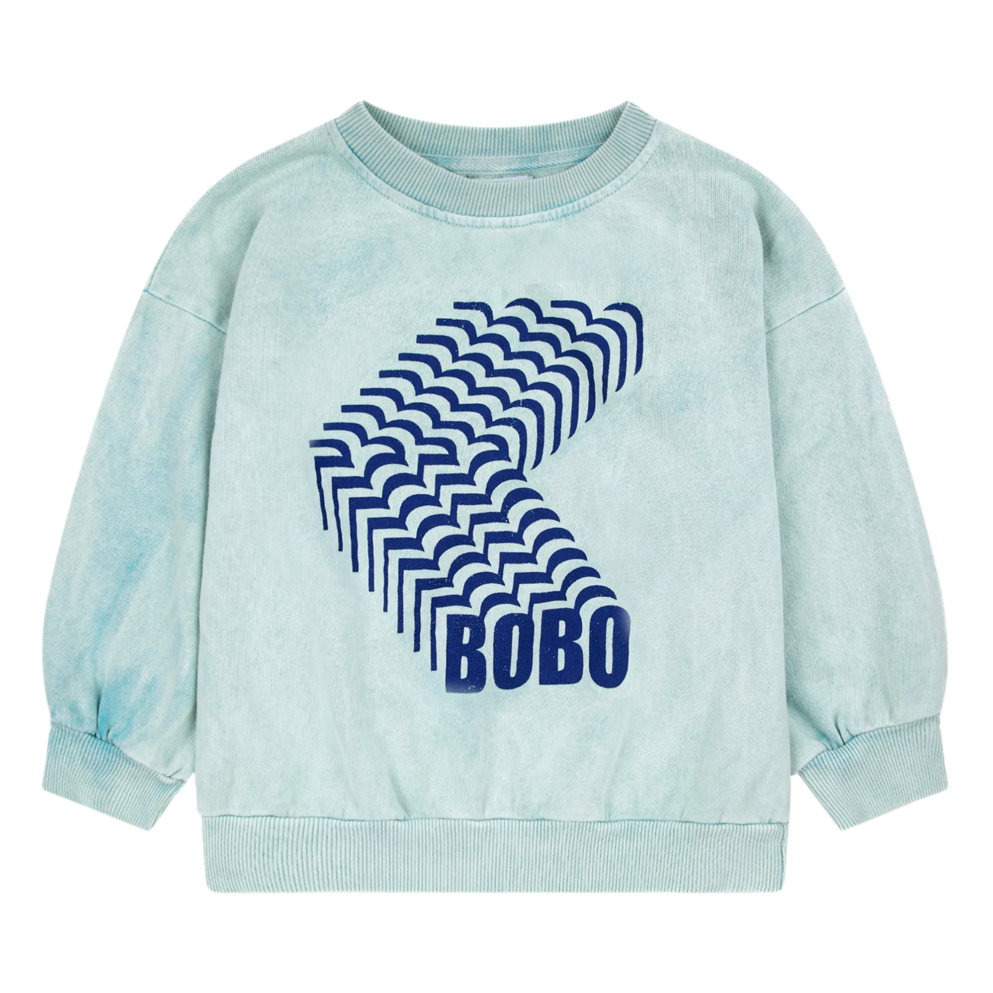 Bobo Choses Blue Shadow Organic Cotton Sweatshirt