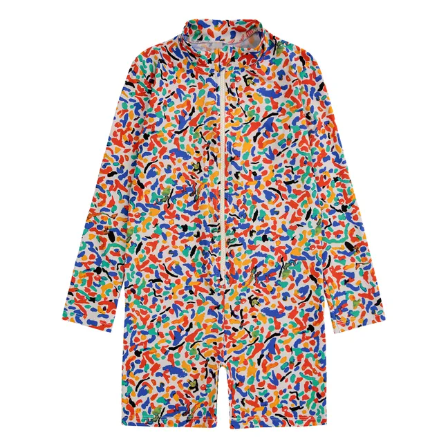 UV protection suit Recycled material Confetti | Pink