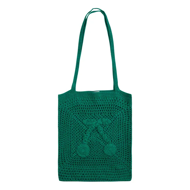 Hand Crochet Net Bag - Women's Collection | Green