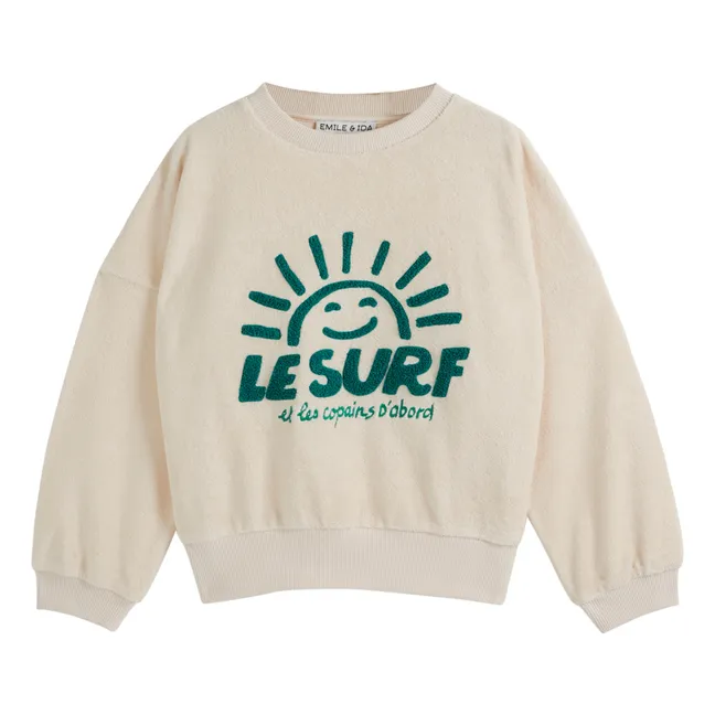 Sweatshirt Surf Frottee | Seidenfarben