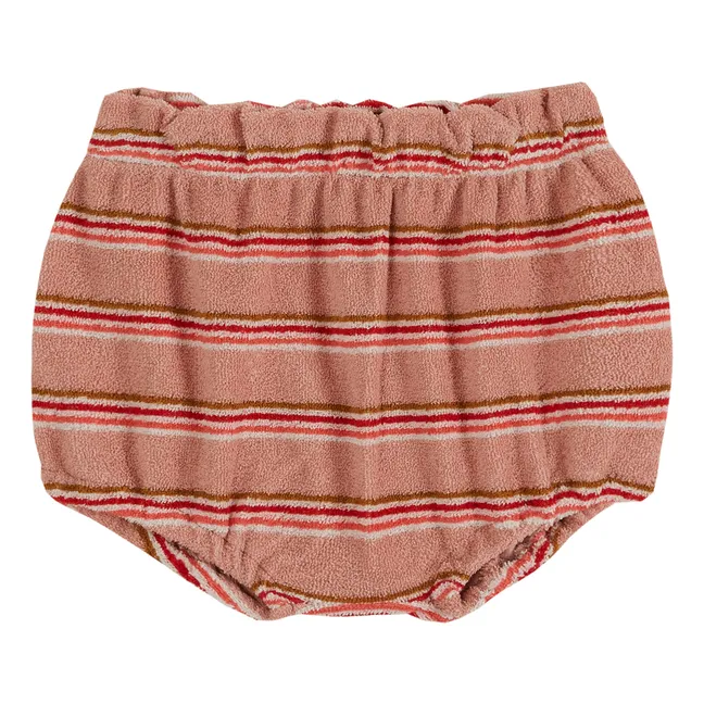 Bloomer in Terry Stripe | Rosa antico