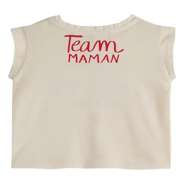 T-shirt Maman Capitaine | Ecru