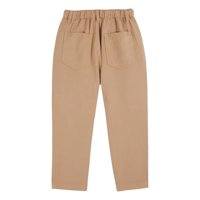 Pantalon Lin | Camel