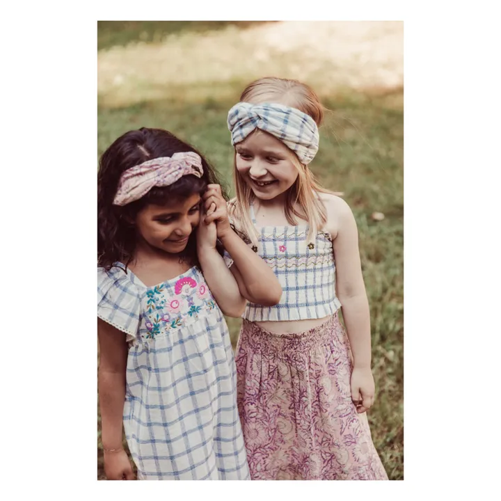 LOUISE MISHA Headband Yuriria White & Gold Stripes BABY AND KIDS LOUISE MISHA Headband Yuriria White & Gold Stripes BABY AND KIDS
