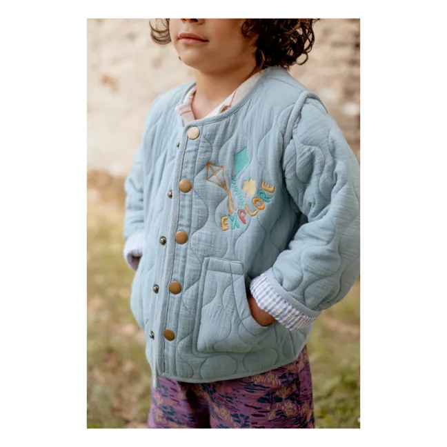 Bezia Quilted Jacket | Blue