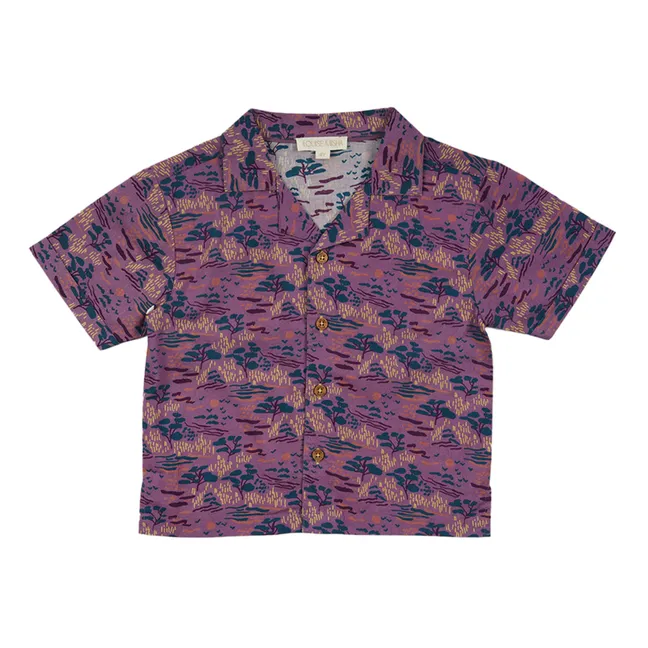Alov Voile de Coton shirt | Purple