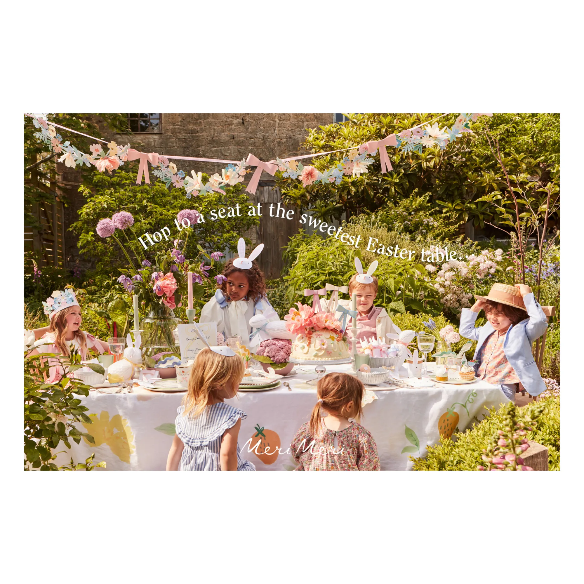 Guirlande florale printanière- Image produit n°1