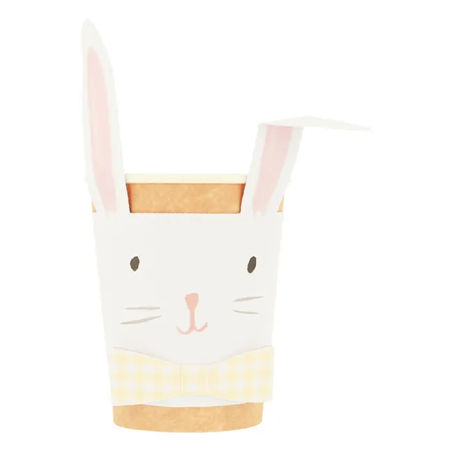 Rabbit Cups - Set of 8 | Pastel