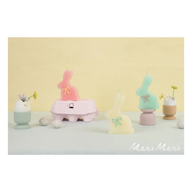 Kerzen Kaninchen - 3er-Set | Pastell