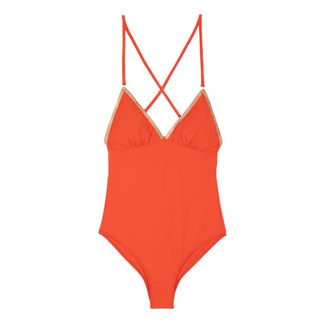 Gilda 1-piece swimming costume | Red