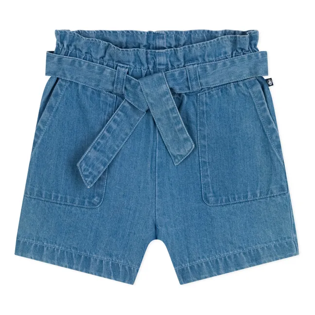 Denim Briefcase Shorts | Denim blue