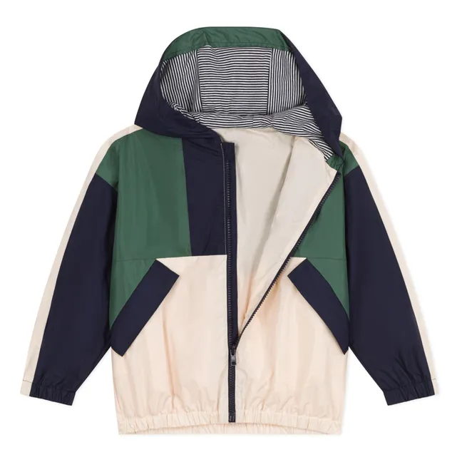 Mabrouk Colorbloc windbreaker | Khaki