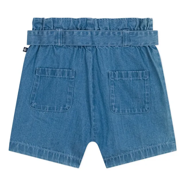 Denim Briefcase Shorts | Denim blue