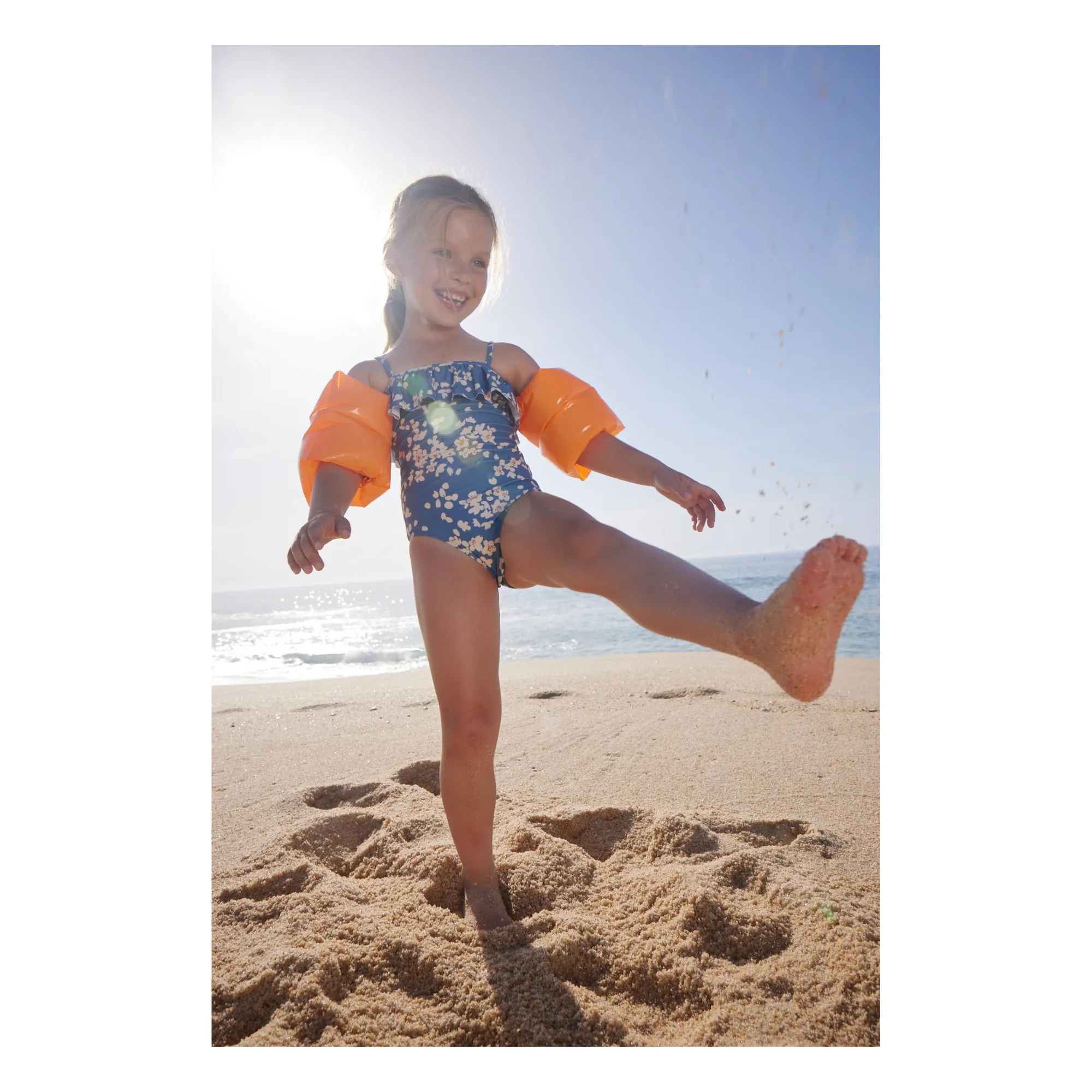 Petit Bateau - Maillot 1 Pièce Mossom Fleurs (Petit Bateau) - Image 1
