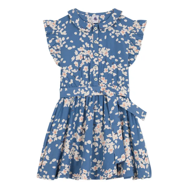 Kleid Magnolia Popeline | Blau
