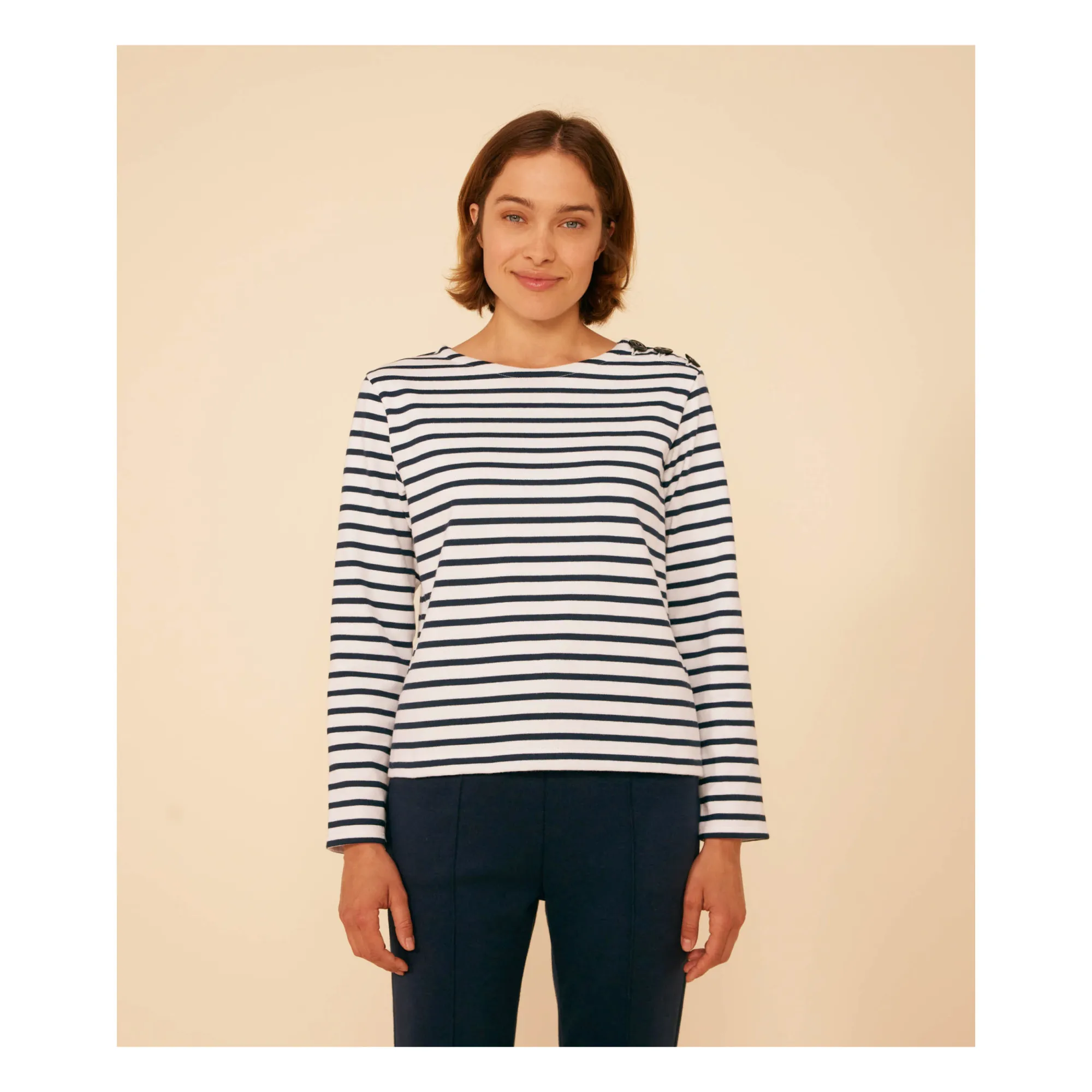 Marinière Majorel - Collection Femme | Bleu marine- Image produit n°0