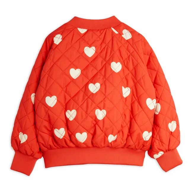 Bomber Heart Recycled Material | Red