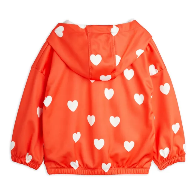 Hoodie Heart Recycled Material | Red