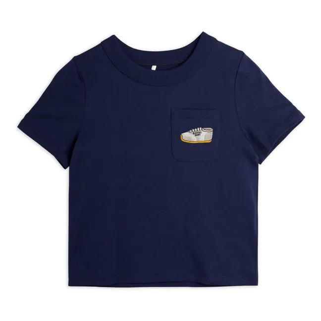 Organic Cotton Jogging T-Shirt | Navy blue