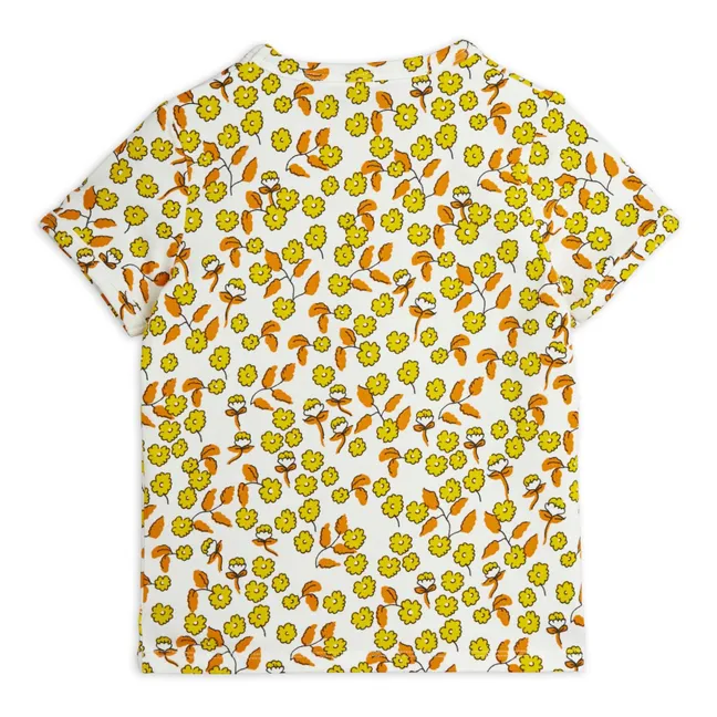 T-Shirt Blume Bio-Baumwolle | Seidenfarben