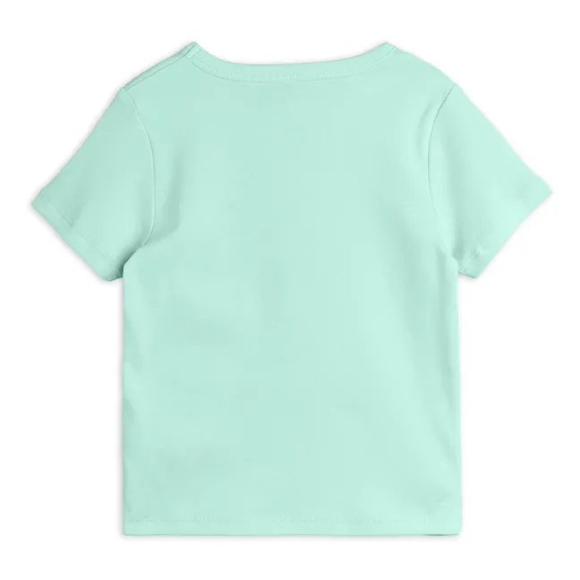 Camiseta Ardilla de algodón ecológico | Azul Cielo
