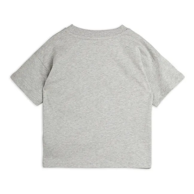 Camiseta de algodón ecológico Najk | Gris Jaspeado