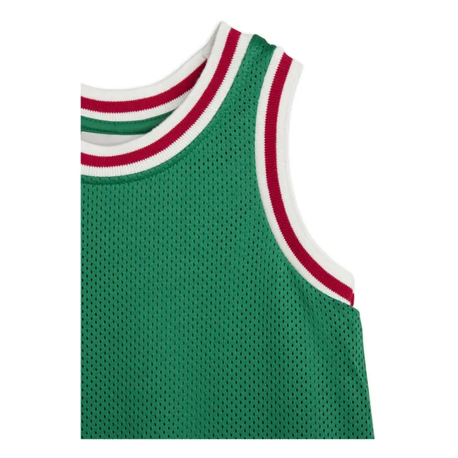 Basketballkleid aus recyceltem Material | Grün