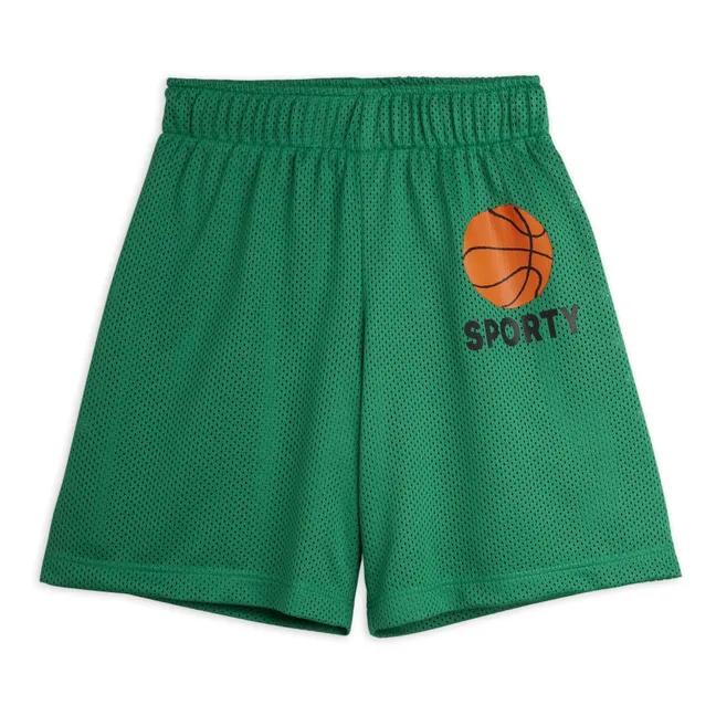 Basketball-Shorts aus recyceltem Material | Grün