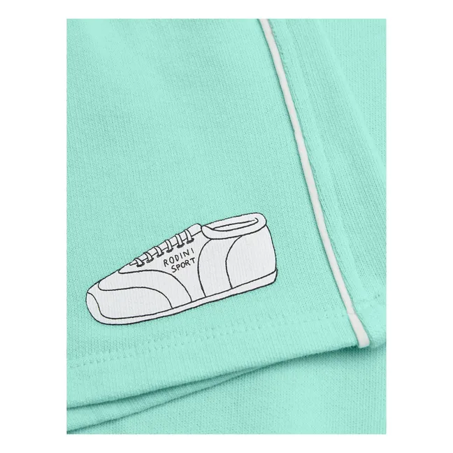 Organic Cotton Jogging Shorts | Light blue
