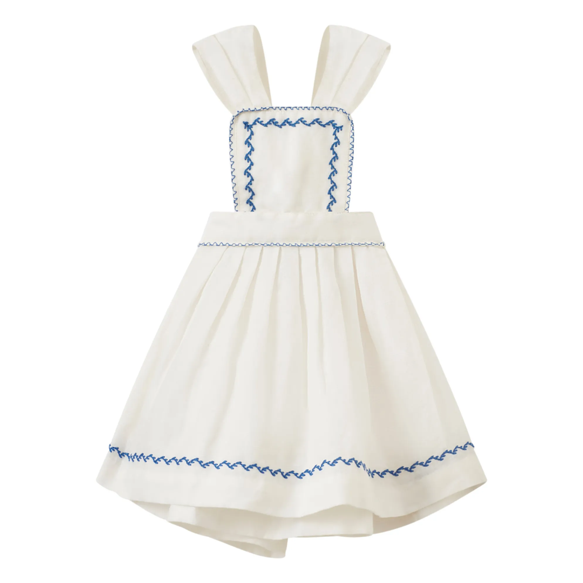 Caramel Ecru Peppermint Baby Dress