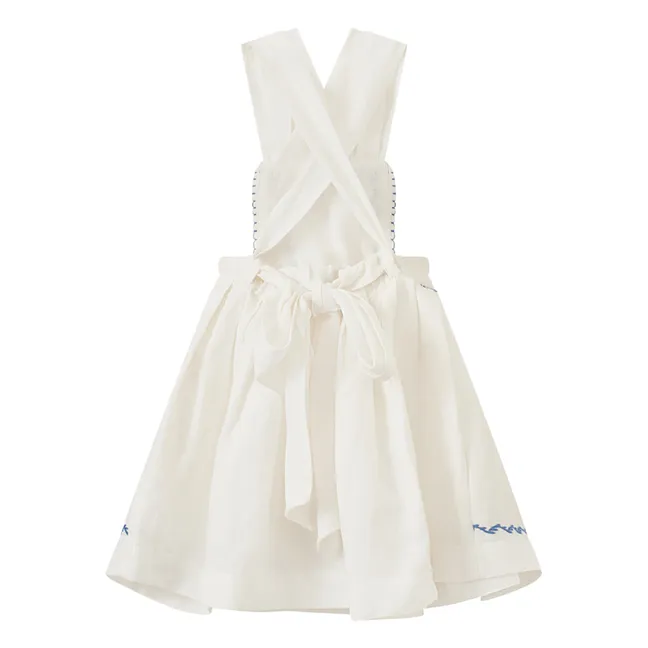 Peppermint Baby Dress | White